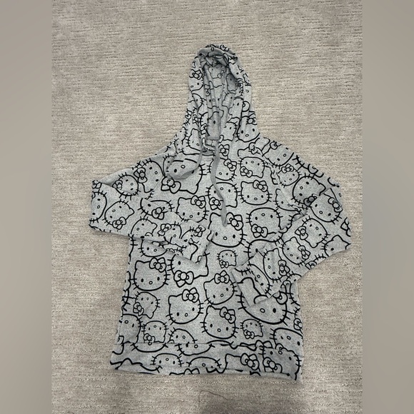 Sanrio Tops - Sanrio Gray Hello Kitty Sweater